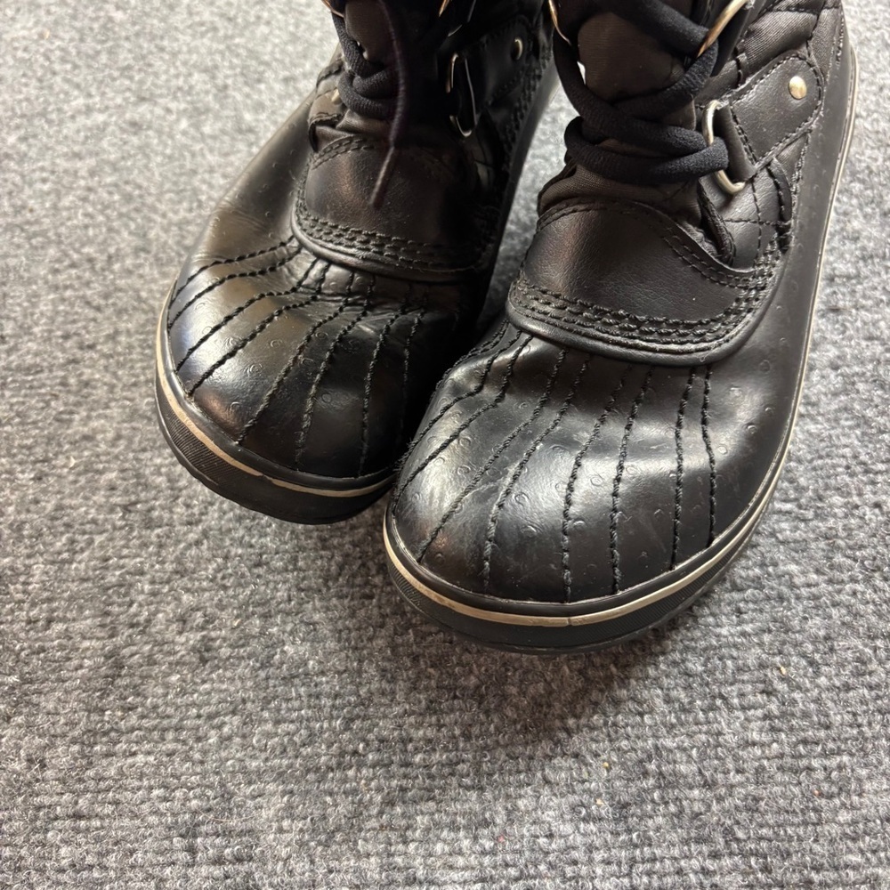 SOREL Women’s Waterproof Tofino II Rubber Snow Boots Black w/Fur size: 7 - Picture 6 of 9